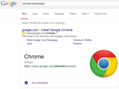 Know what happens by resetting settings on chrome. Google search now shows cards with official software download links | VentureBeat | Big Data ...