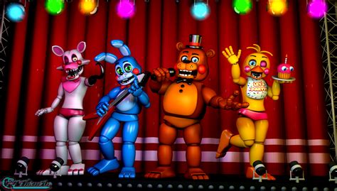 C4dfnaf Toy Animatronics Remake By Ftthienan On Deviantart