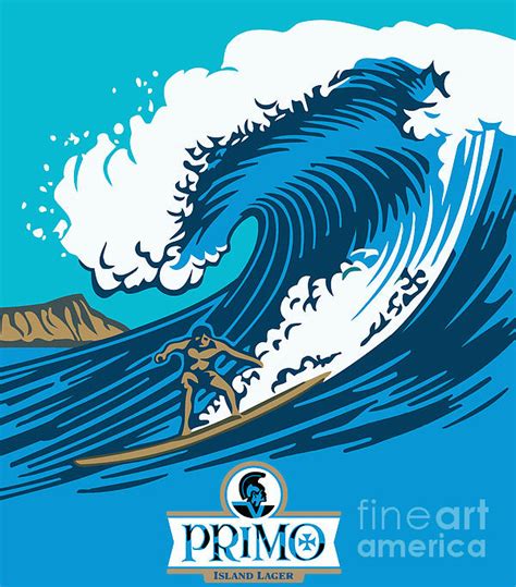 Primo Beer Digital Art By Studio Poco Los Angeles Fine Art America
