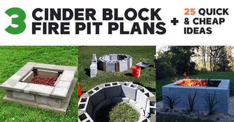 DIY Cinder Block Fire Pit Ideas Plans Pros And Cons 2023