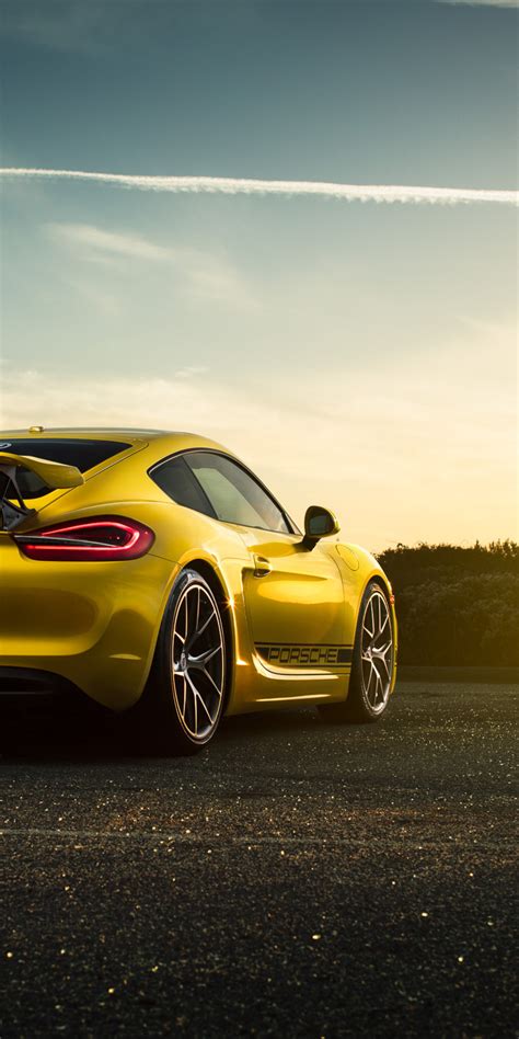 1080x2160 Porsche Cayman Rear One Plus 5thonor 7xhonor View 10lg Q6 Hd 4k Wallpapers Images