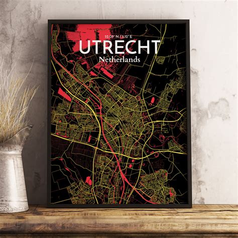 Wrought Studio Utrecht City Map Wayfair