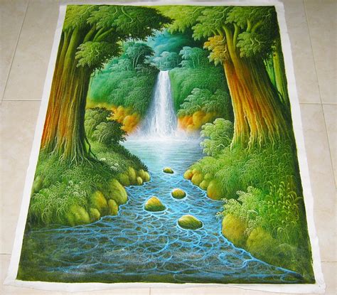 Cari produk lukisan lainnya di tokopedia. Jual Lukisan Pemandangan Air Terjun di lapak Bali Bagus ...