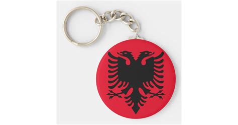 Albanian Coat Of Arms Keychain