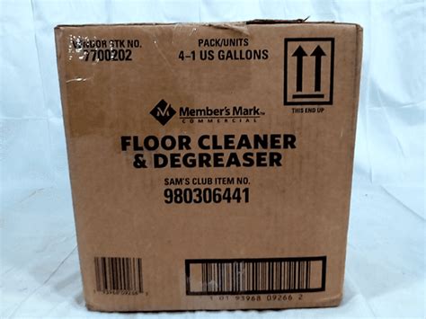 Members Mark Commercial Floor Cleaner And Degreaser 1 Gallon Pack Of