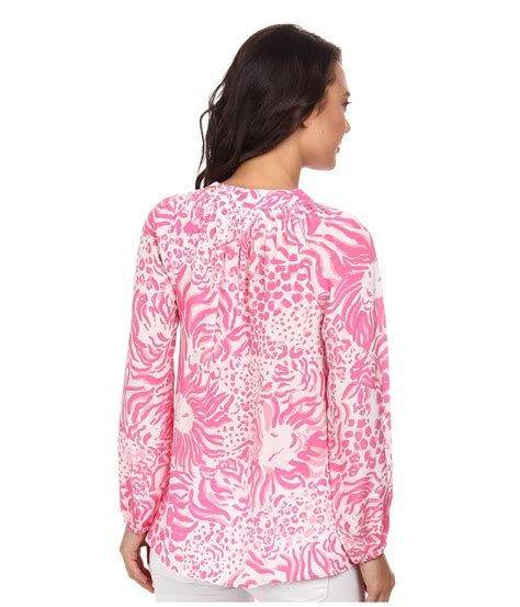 Lilly Pulitzer Elsa Top In Pink Lyst