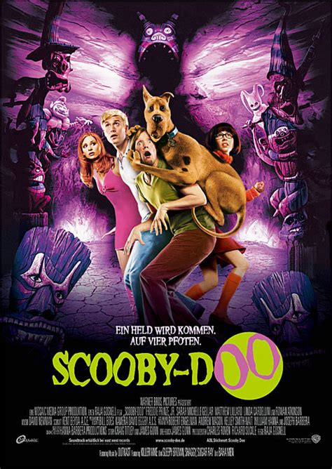 Andrew bryniarski, sarah michelle gellar, rowan atkinson vb. Filmplakat: Scooby-Doo (2002) - Filmposter-Archiv
