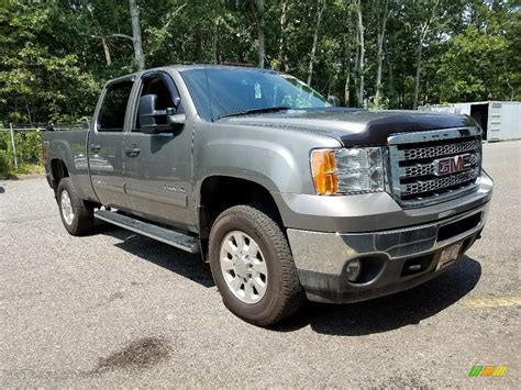 2013 Quicksilver Metallic Gmc Sierra 2500hd Sle Crew Cab 4x4 122330051