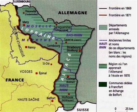 Alsace Lorraine à La Veille De Le Grande Guerre Grande Guerre
