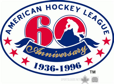 American Hockey League Anniversary Logo American Hockey