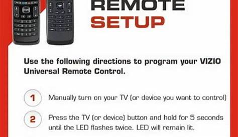Vizio TV Universal Remote Setup Instructions With Remote Codes | Codes