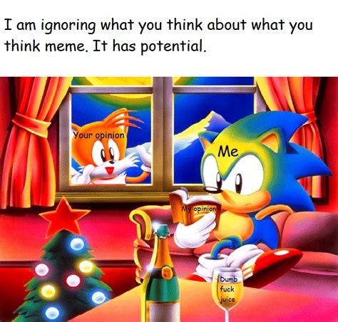 Sonic The Hedgehog Meme Format