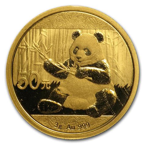 The gold pandas started in 1982 and consisted of 1 troy ounce, 1/2 oz, 1/4 oz, 1/10 oz with 1/20th oz being added in 1983. 2017 China Panda Gold Coin 3g - GoldSilver Central Pte Ltd