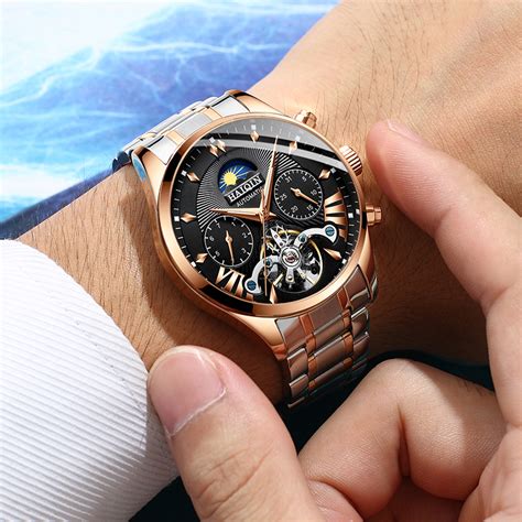 Free delivery and returns on ebay plus items for plus members. HAIQIN men's/mens watches top brand luxury automatic ...