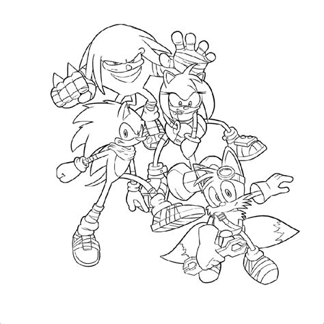 Sonic Boom Coloring Pages Amy | K5 Worksheets