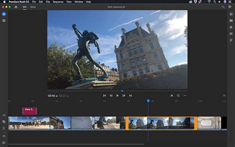 Apart from creating proxies on a hard drive rather than in the cloud, the layout and features are very similar, if not identical to premiere pro. Take a Video Tour of Adobe's Brand-New Premiere Rush CC