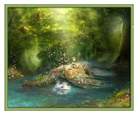 The Childs Magical Spring With Images Fantasy Landscape