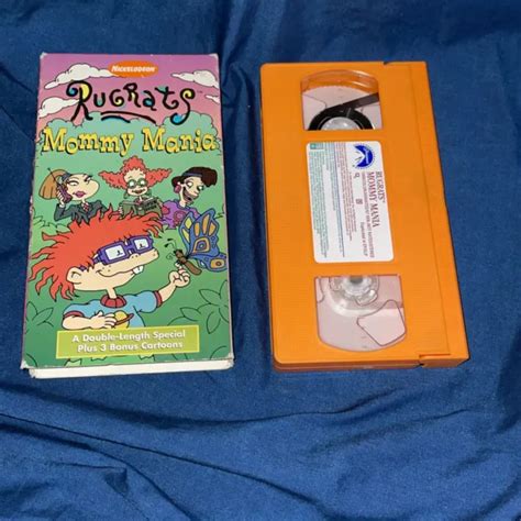 Rugrats Mommy Mania Nickelodeon Orange Vhs Original Picclick The