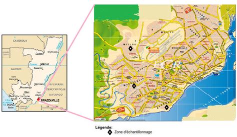Carte De La Ville De Brazzaville Congo Download Scientific Diagram