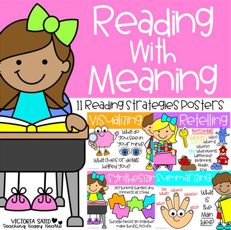 Reading Strategies Posters | Reading strategies posters, Reading strategies, Reading