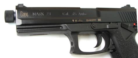 Heckler And Koch Mark 23 Socom 45 Aco Caliber Pistol Semi Auto Sa Da