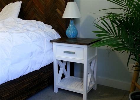 Ana White Farmhouse Bedside Table Diy Projects