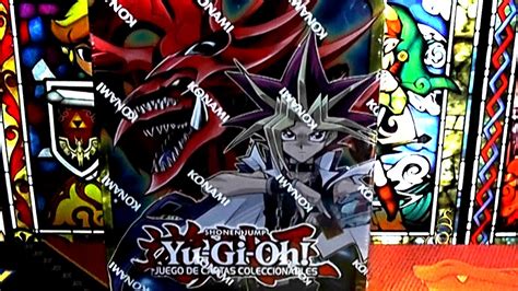 Apertura Cartas Yu Gi Oh EspaÑol Mega Lata 2016 Yugi And Slifer Youtube