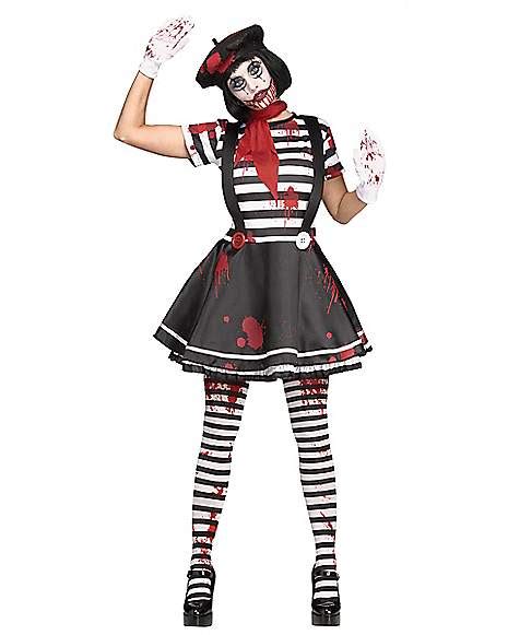 adult murderous mime costume