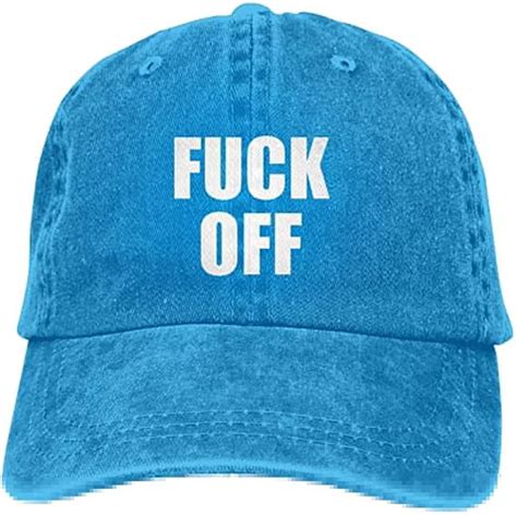 shwpakfa fashion unisex baseball cap trucker hats fuck off vulgar casquette black