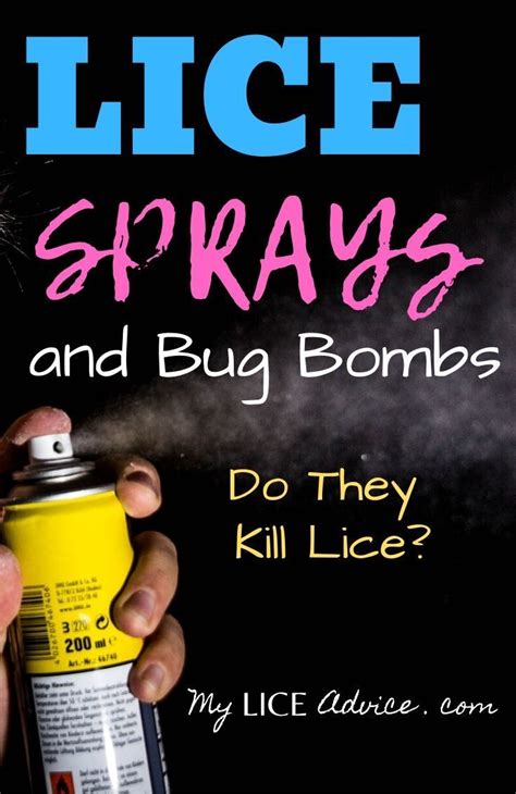 Lice Sprays And Bug Bombs Do They Kill Lice Lice Spray Kill Lice