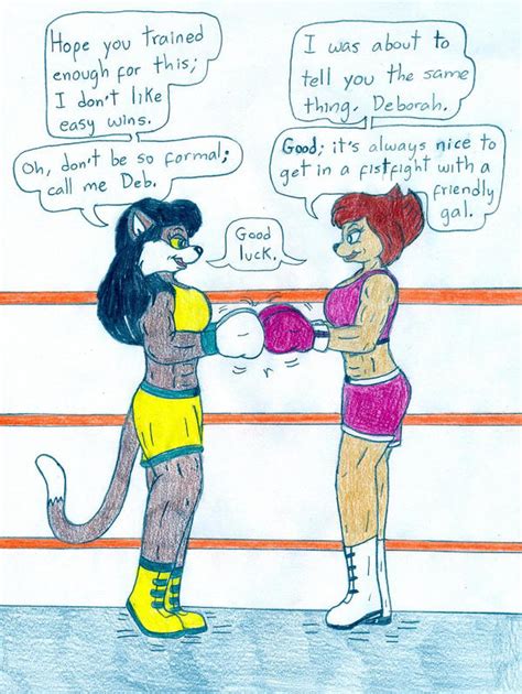 Boxing Deborah Vs Peg By Jose Ramiro On Deviantart