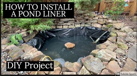 I didn't want to take the whole liner out because it was. How to install a pond liner | DIY Project | I am a Koi ...