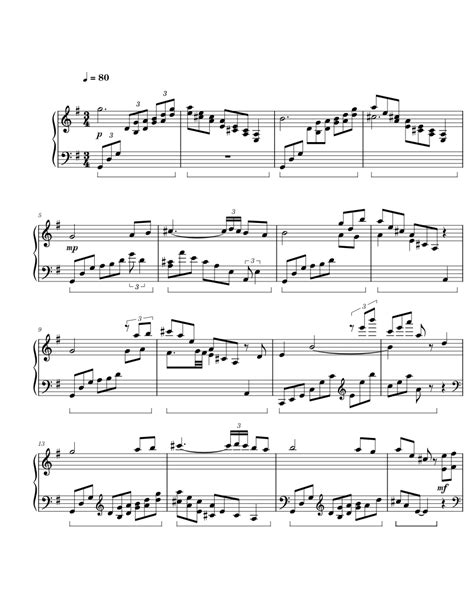 Genshin Impact Main Theme Sheet Music For Piano Solo