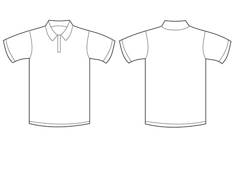 Blank Polo Shirt Template - ClipArt Best - ClipArt Best