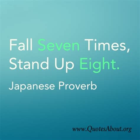 Quotes About Life Japanese Proverb