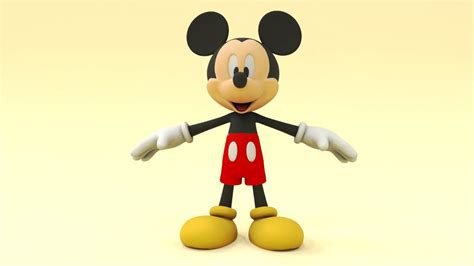 Mickey Mouse 3d Model By Ea09studio