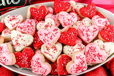 valentine s frosted sugar cookies two sisters