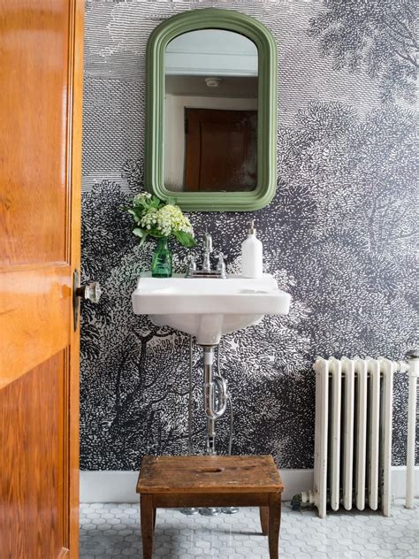Wallpaper Designs For Small Bathrooms Carrotapp