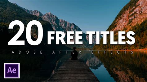 Free after effects templates are a great choice if you are working on a personal project. 20 FREE Titles Template After Effects Free Download ...