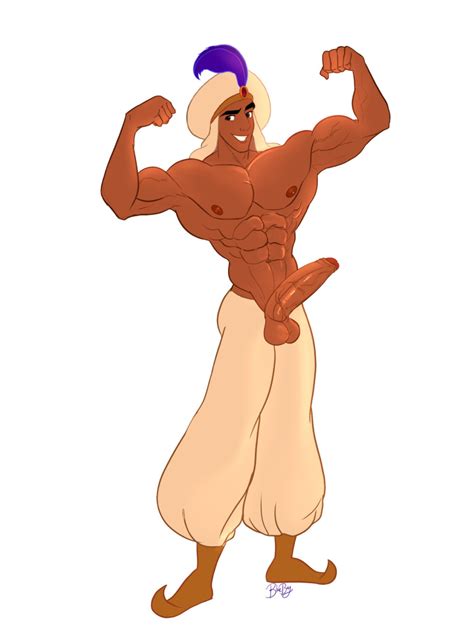 Rule 34 Aladdin Arabian Biceps Bodybuilder Crossover Dark Skinned Hot