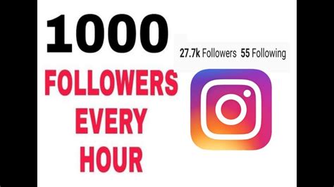 How To Increase Instagram 1k Followers Per Minute Youtube