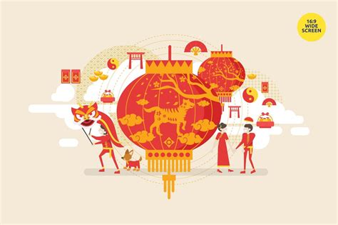 chinese new year vector illustration concept ai eps vector illustration creative