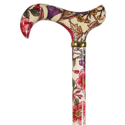 Garden Party Patterned Derby 4630 The Walking Stick Store Classic Canes Folding Sticks