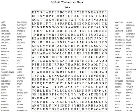 Very Hard Word Searches Printable Frith Has Brought Us Another Word