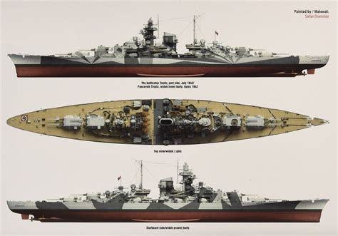 Tirpitz Was The Second Of Two Bismarck Class Battleships Built For The