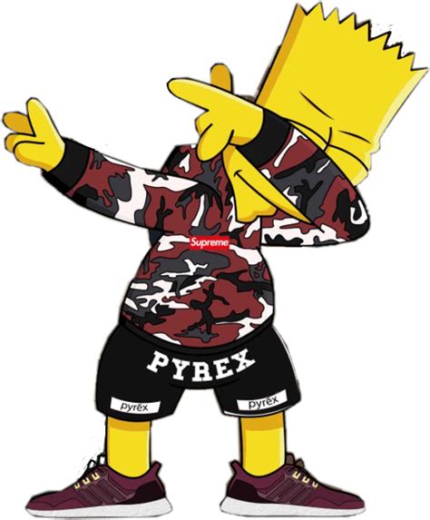 Download Supreme Bart Simpson Clipart Png Download Bart Simpson Png