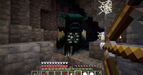 Minecraft Warden - New Mob in Caves and Cliffs Update - GamePlayerr