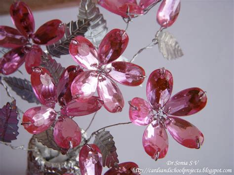 Beautiful Flower For Ts And Decoration How To Make Crystal Flowers