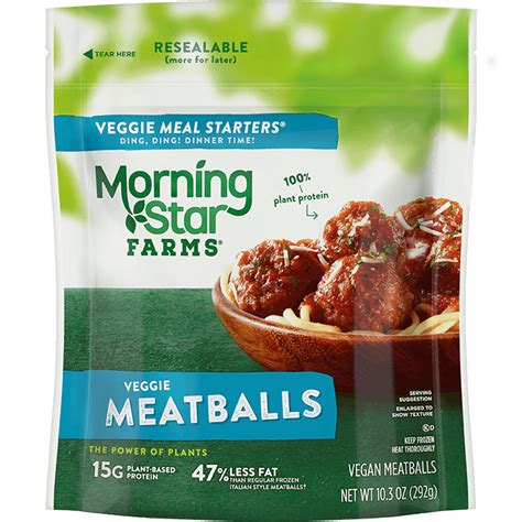 Vegetarian Meatballs Meatless Meatballs Morningstar Farms®