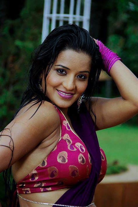 Beauty Galore Hd Monalisa In Saree And Blouse Bhojpuri Film Actress